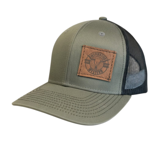 Inspiration Western - Casquette Inspiration Western Kaki avec filet noir à l'arrière