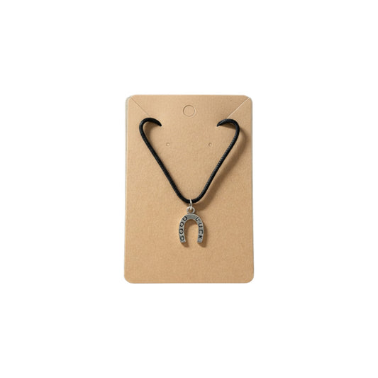 Inspiration Western - Collier pendentif Fer à cheval Good Luck
