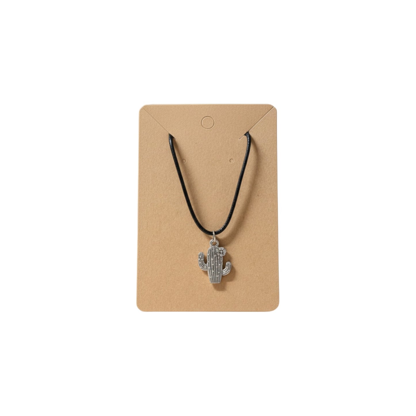 Inspiration Western - Collier pendentif Cactus fleur