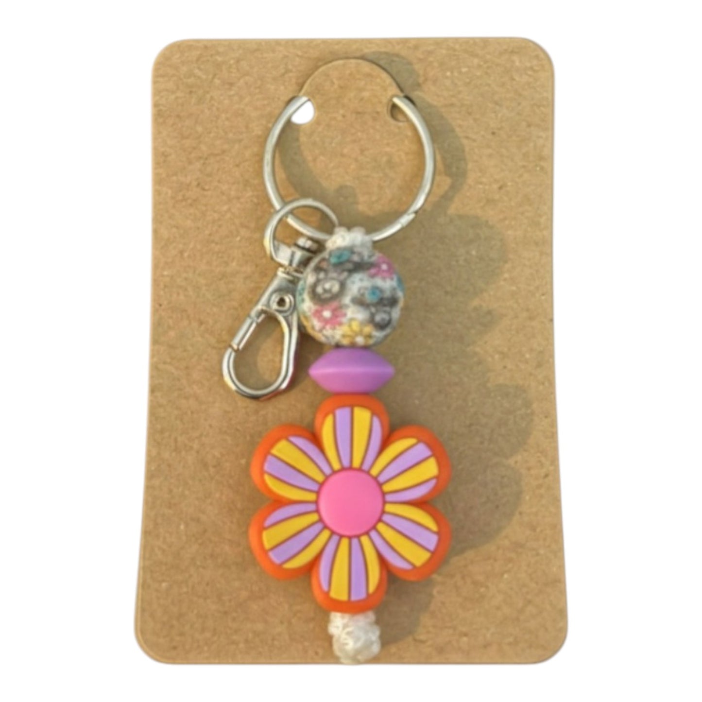 Inspiration Western - Porte-clés petit/aide-zip - Fleur 4