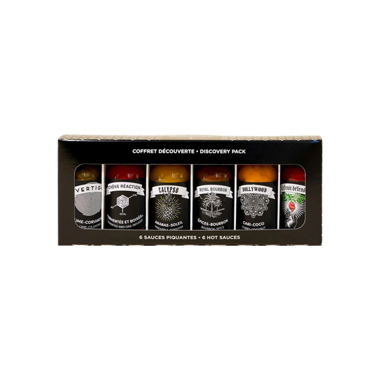 La Pimenterie - Coffret découverte 6 sauces piquantes