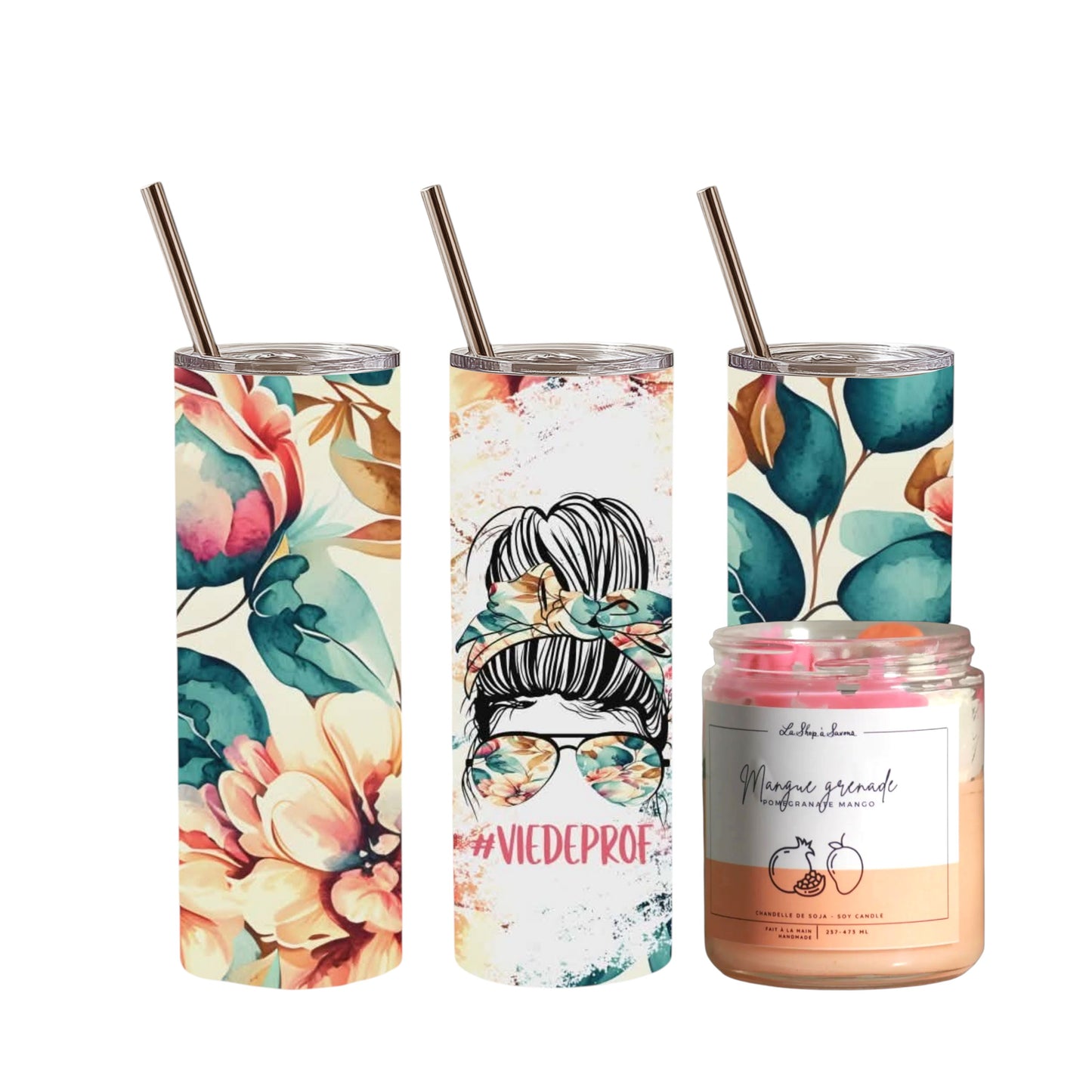 Coffret Cadeau Enseignante – Vie de Prof & Chandelle La Shop à Savon