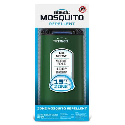 Thermacell - Répulsif pour patio Bouclier anti-moustiques Vert forêt