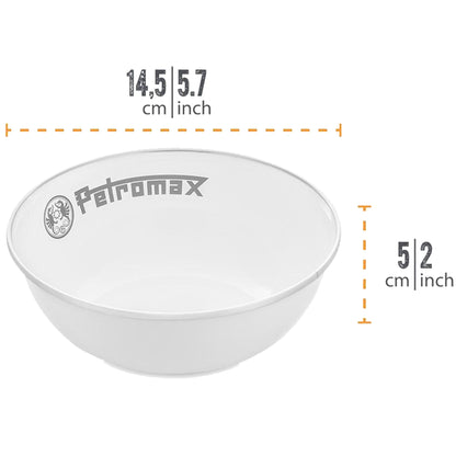 Petromax - Bols en émail blanc (ensemble de 2)