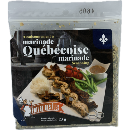 Assaisonnement à marinade québécoise Poivre des Îles 28g – épice pour viandes et BBQ