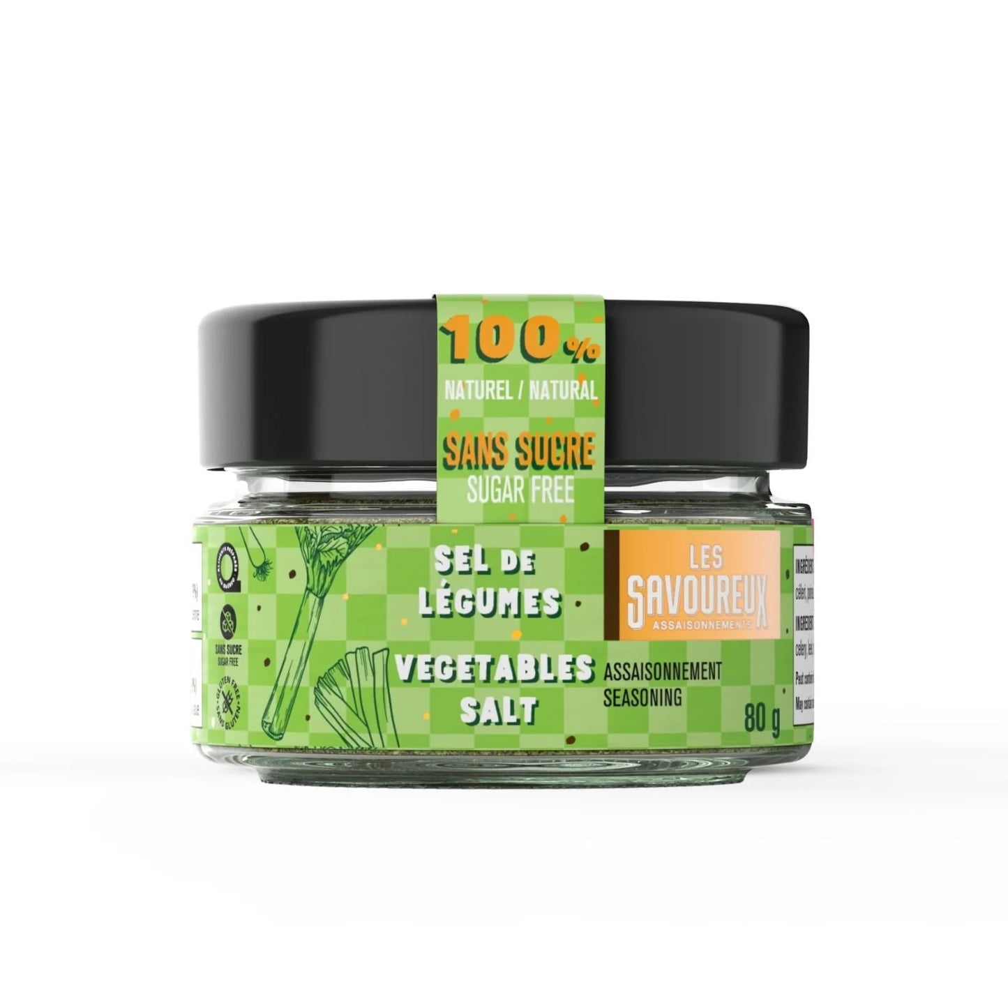 Les Savoureux Assaisonnements – Assaisonnement Biologique Sel de Légumes