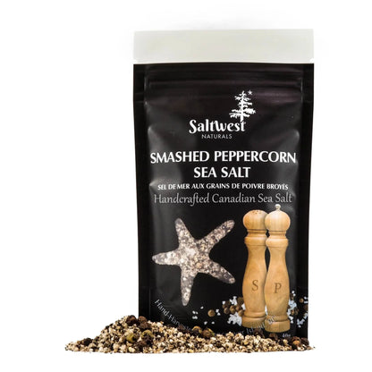 Saltwest naturals - Sel de mer aux grains de poivre concassés