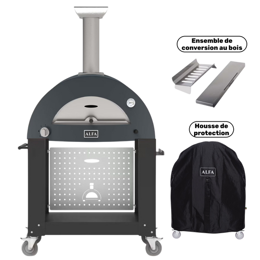 Quatuor Alfa - Four à pizza Moderno 2 Pizze propane ou au bois