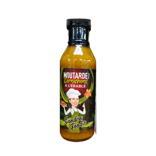 Sandra foodie - Moutarde aux cornichons à l'érable