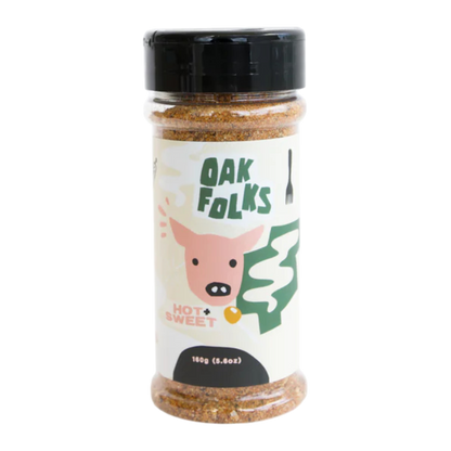 Oak and Folks - Épices BBQ piquantes et sucrées (HOT + SWEET)