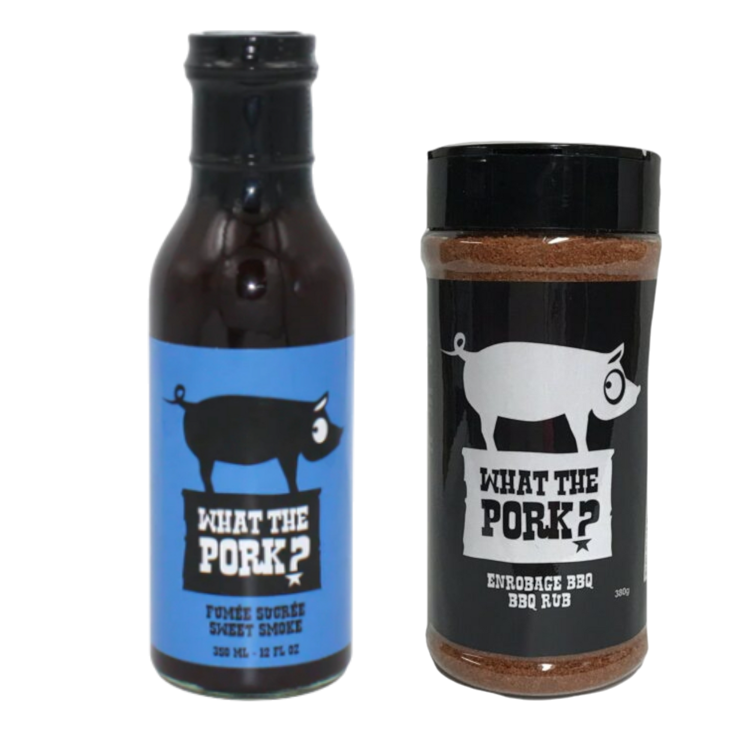 Combo What the Pork Sucré – Ensemble Cadeau Épices et Sauce BBQ