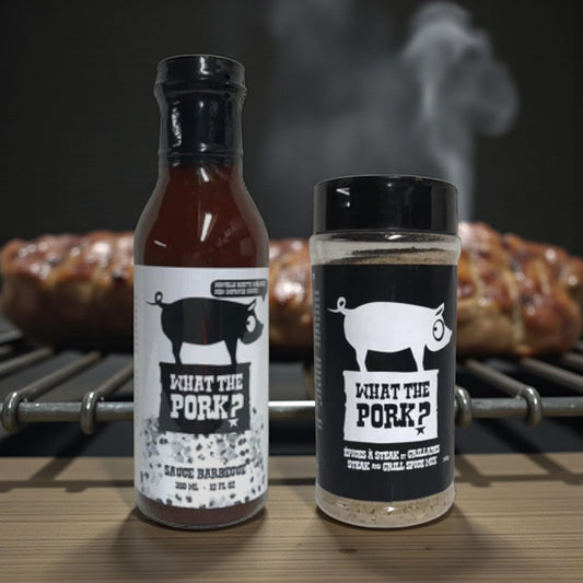 Duo What the Pork – Épices à Steak & Sauce BBQ