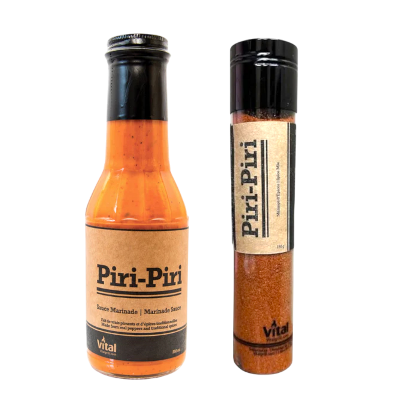 Duo Piri-Piri – Ensemble Sauce et Épices Vital