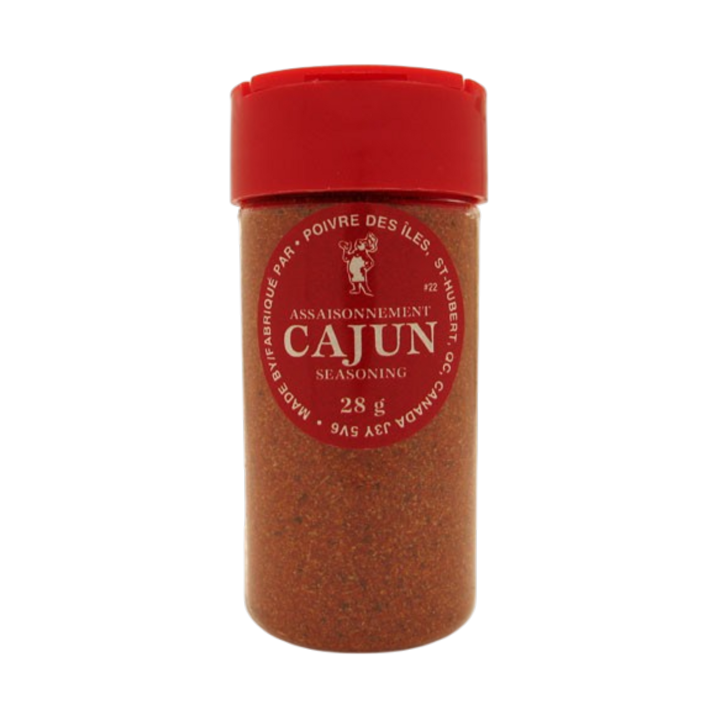 Assaisonnement cajun Poivre des Îles 28g – épice louisianaise québécoise pour viandes et fruits de mer