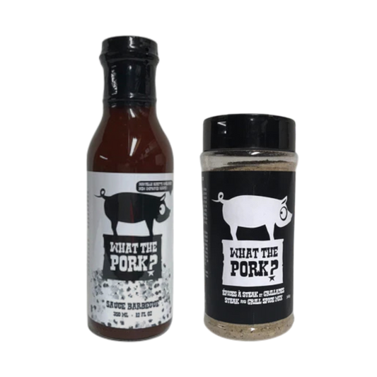 Duo What the Pork – Épices à Steak & Sauce BBQ