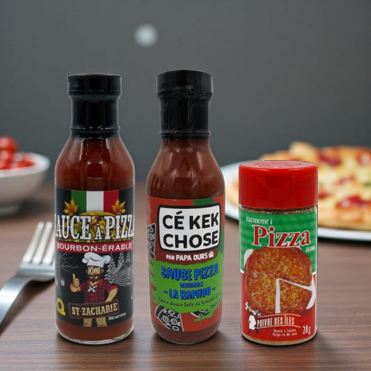 Trio Pizzaiolo – 1 Épice & 2 Sauces Gourmet