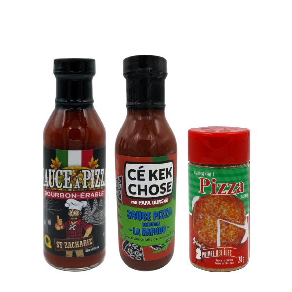 Trio Pizzaiolo – 1 Épice & 2 Sauces Gourmet