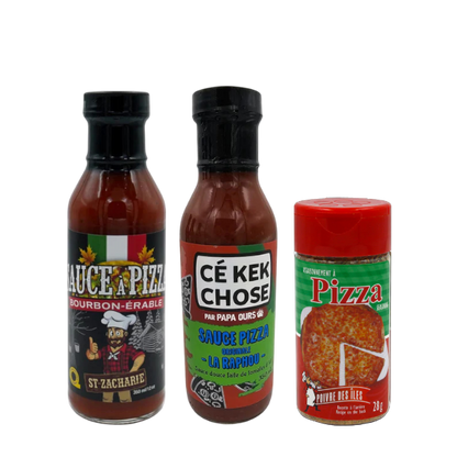 Trio Pizzaiolo – 1 Épice & 2 Sauces Gourmet