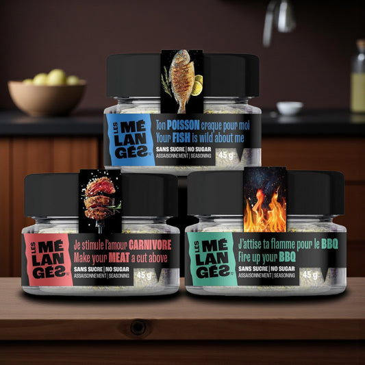 Trio Les Mélangés #3 – Saveurs BBQ & Viandes