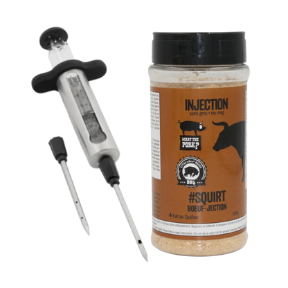 Ensemble d’injection pour bœuf - Sugar Daddy Bacon et Broil King