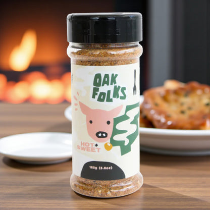 Oak and Folks - Épices BBQ piquantes et sucrées (HOT + SWEET)