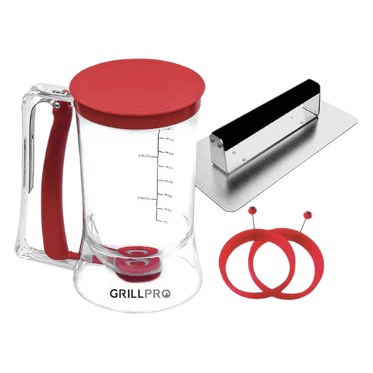 Grillpro - Ensemble déjeuner pour Plancha – 5 pièces