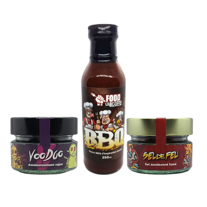 Trio Food La Bouffe – Voodoo, Sauce BBQ & Sel de Feu