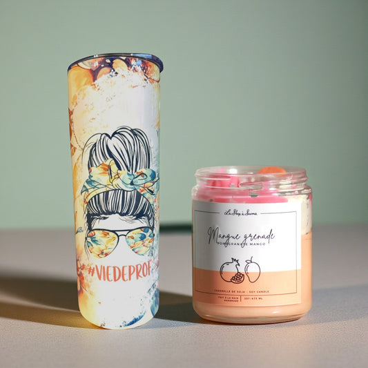 Coffret Cadeau Enseignante – Vie de Prof & Chandelle La Shop à Savon