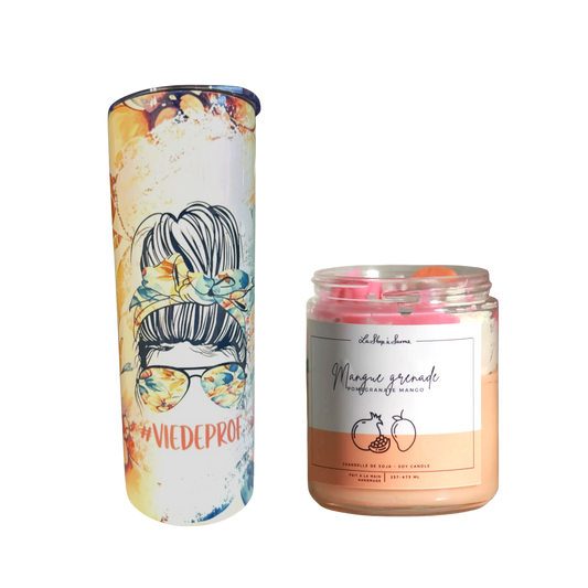 Coffret Cadeau Enseignante – Vie de Prof & Chandelle La Shop à Savon