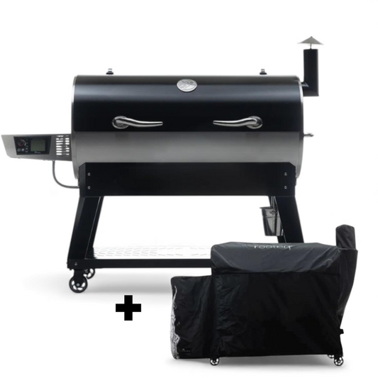 Combo Flagship 1400XL : le BBQ aux granules + sa housse de protection