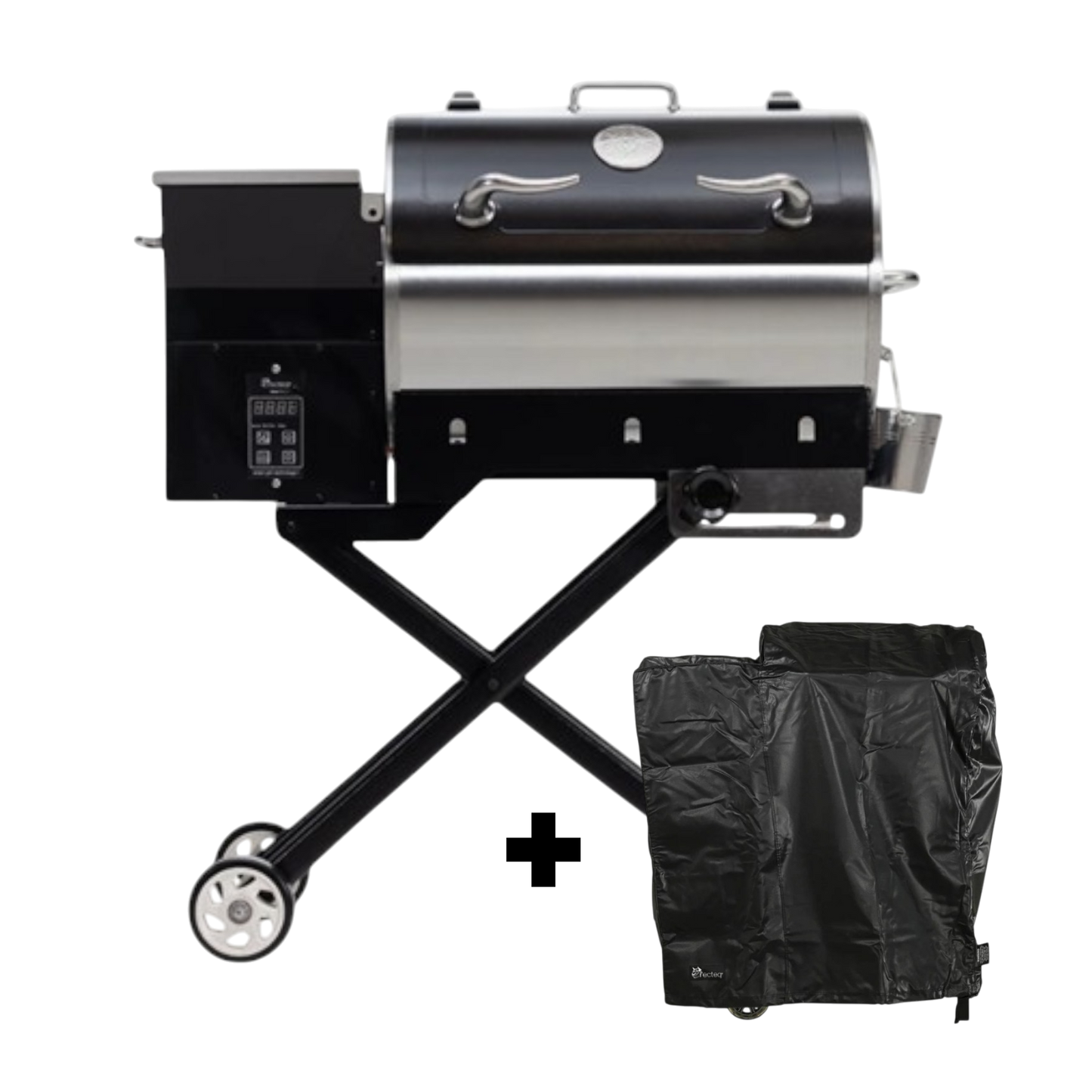 Combo The Road Warrior : le BBQ aux granules + sa housse de protection