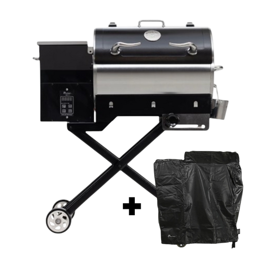 Combo The Road Warrior : le BBQ aux granules + sa housse de protection