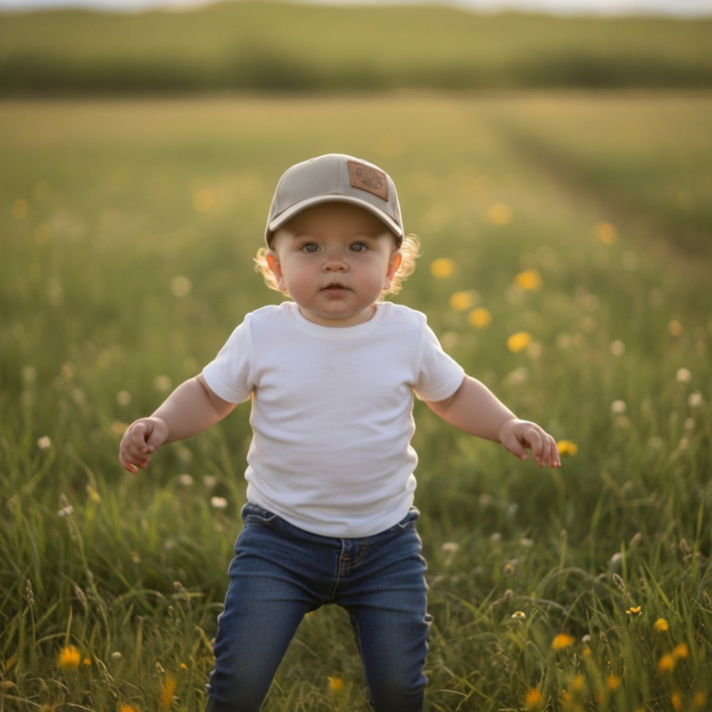 Inspiration Western - Casquette Grise enfant