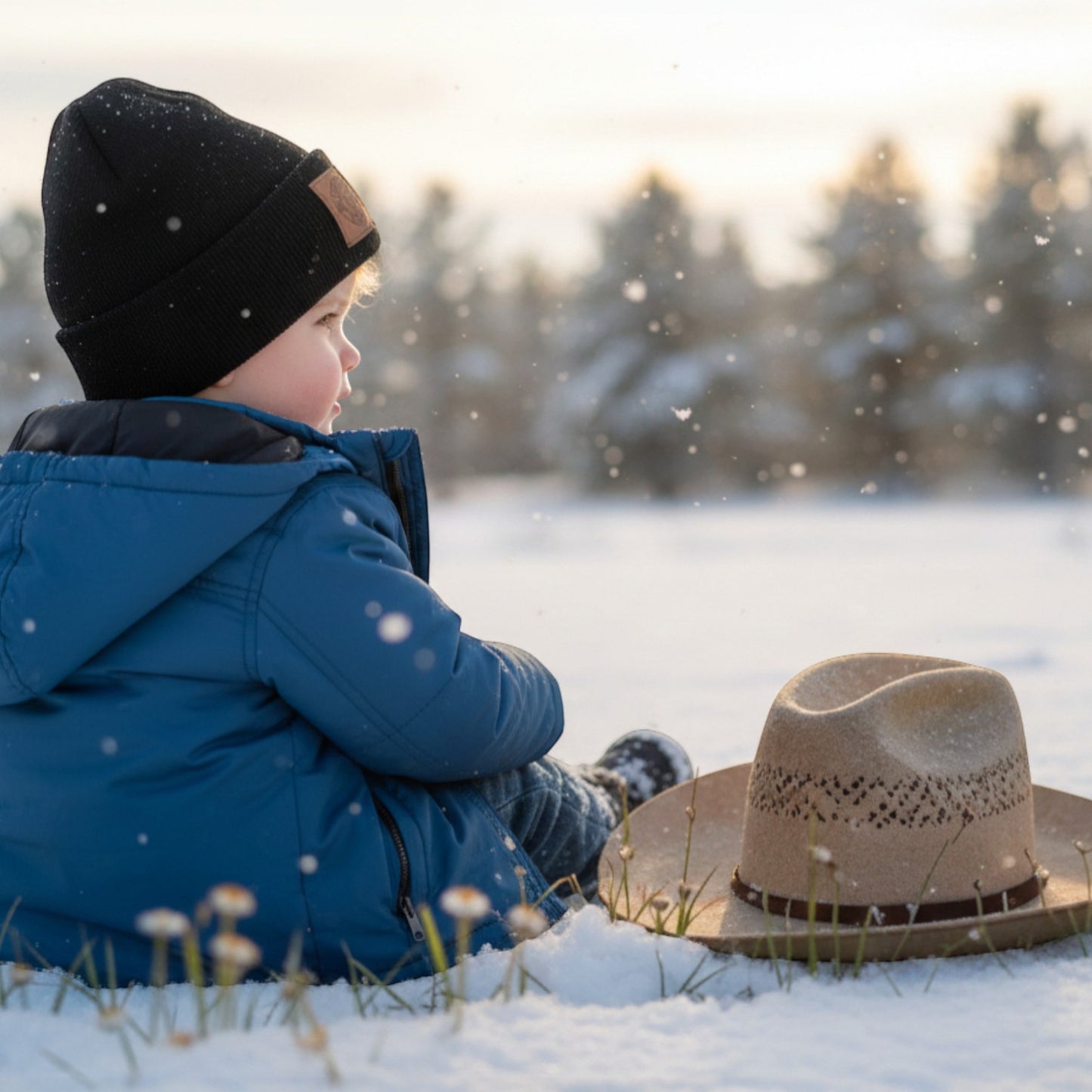 Inspiration Western -Tuque enfant - Noire