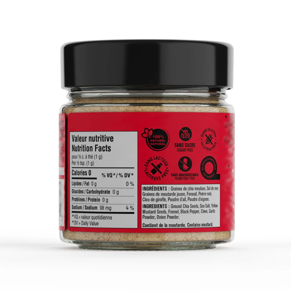 Les Savoureux assaisonnements - Assaisonnement biologique Mélange Grand-Mère