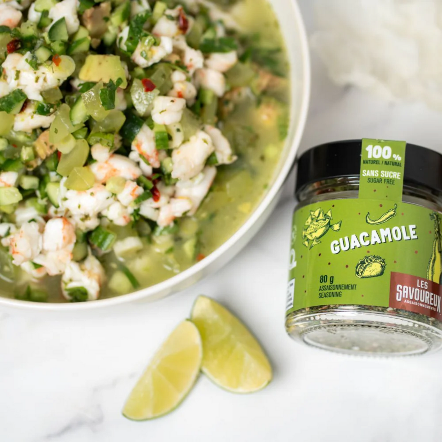 Les Savoureux assaisonnements - Assaisonnement biologique Guacamole