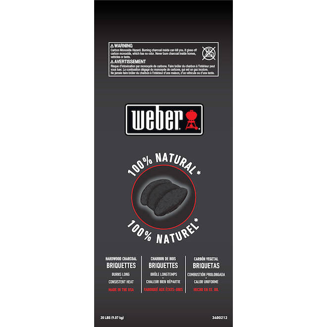 Weber - Briquettes de charbon de bois