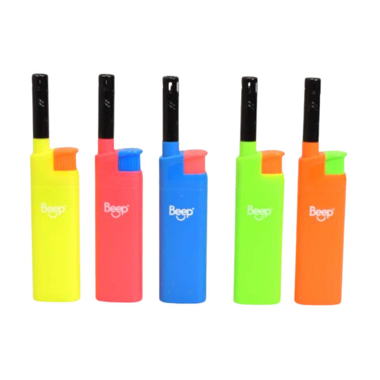 Beep- Briquet de poche flamme turbo(se vend à l'unité / 5 coloris disponibles)