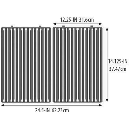 Broil King - Grilles de cuisson en fonte pour barbecue Regal XL