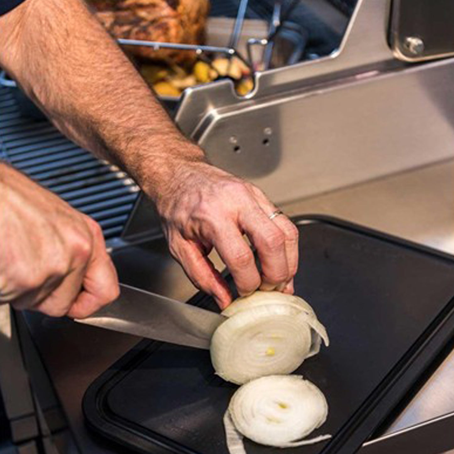 Saber Plat à rôtir avec planche à découper