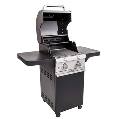 Saber - Barbecue au propane - Deluxe noir 2 brûleurs (330)