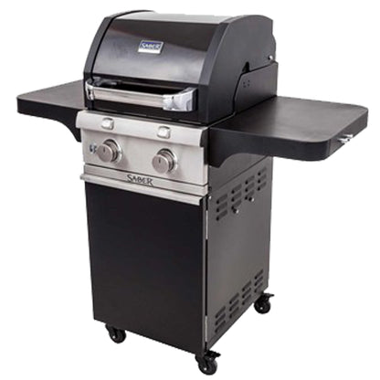 Saber - Barbecue au propane - Deluxe noir 2 brûleurs (330)