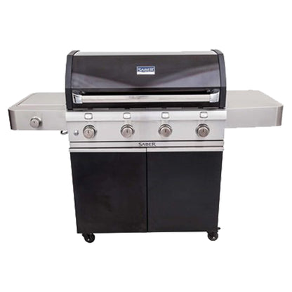Saber - Barbecue au propane - Deluxe noir 4 brûleurs (670)