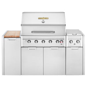 Crown Verity --cuisine modulaire avec barbecue 36 '' au gaz naturel