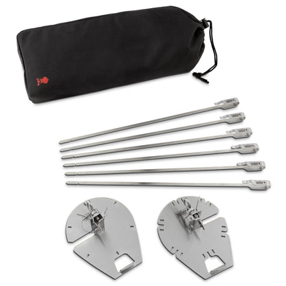 Weber - Jeu de brochettes pour rôtissoire WEBER CRAFTED