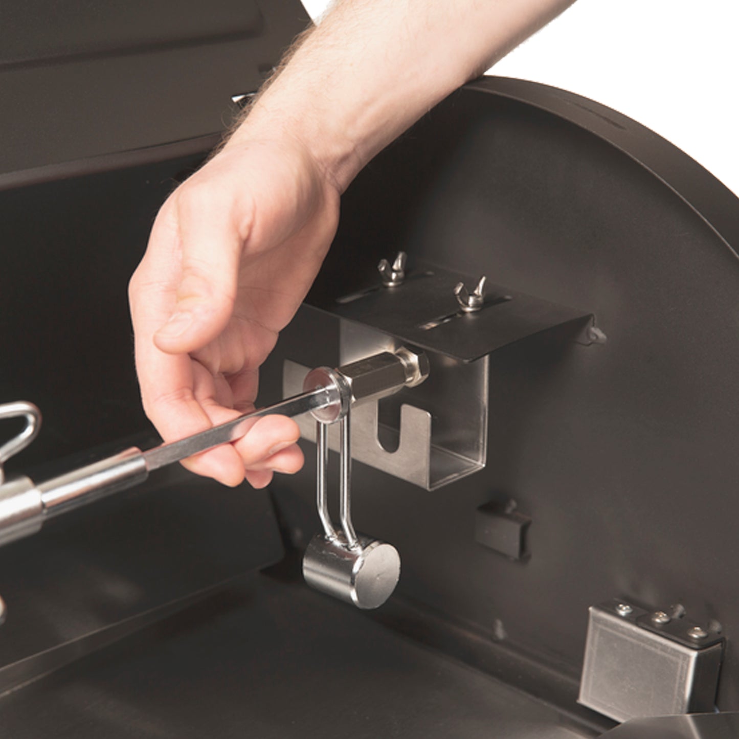 Broil King - Ensemble de Rôtisserie pour Barbecue aux Granules