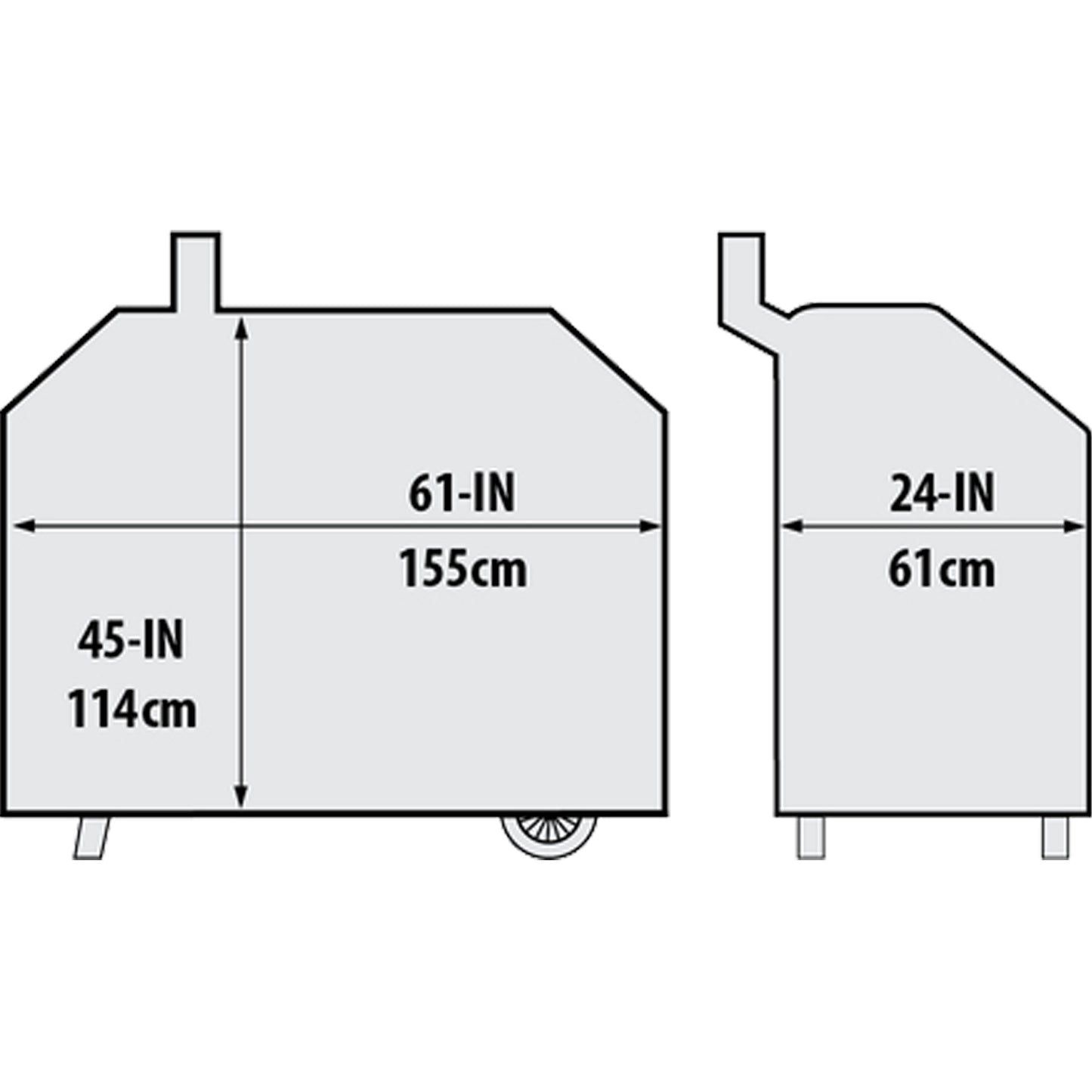 Broil King - Housse pour barbecue aux granules Regal Pellet 500/Regal Offset 500