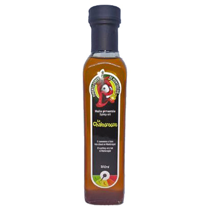 Piments forts de Montérégie - Huile pimentée LA CHALEUREUSE de Montérégie
