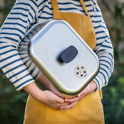 Eno - Cloche de cuisson pour plancha en acier inoxydable