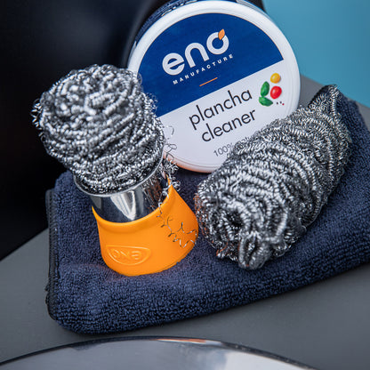 ENO - Coffret de nettoyage pour plancha en fonte émaillée